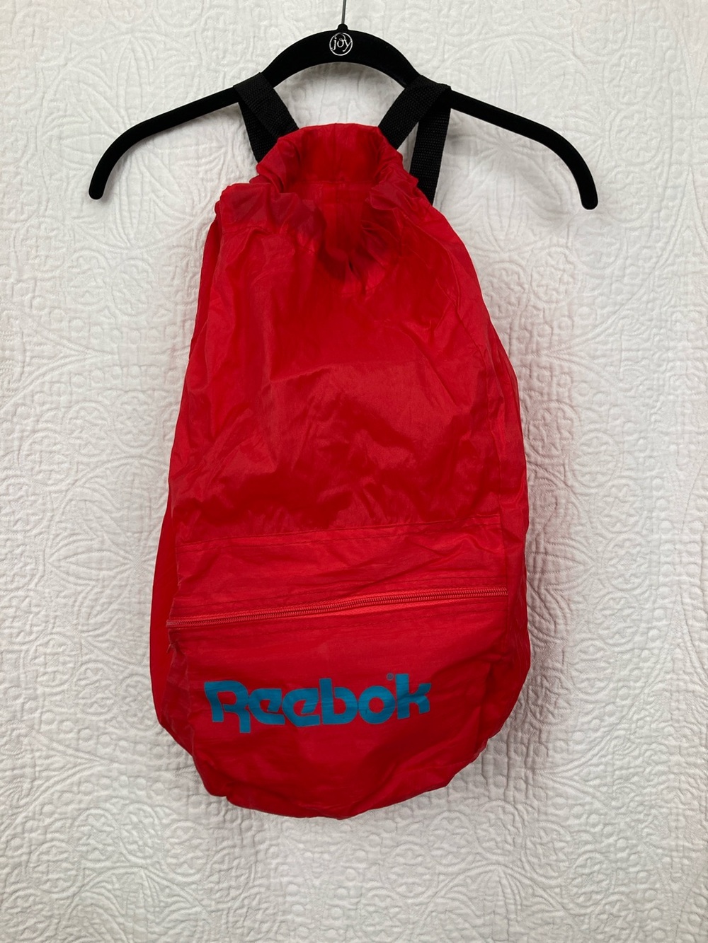 Reebok Drawsting Gym Sack Athletic Neon Red OS